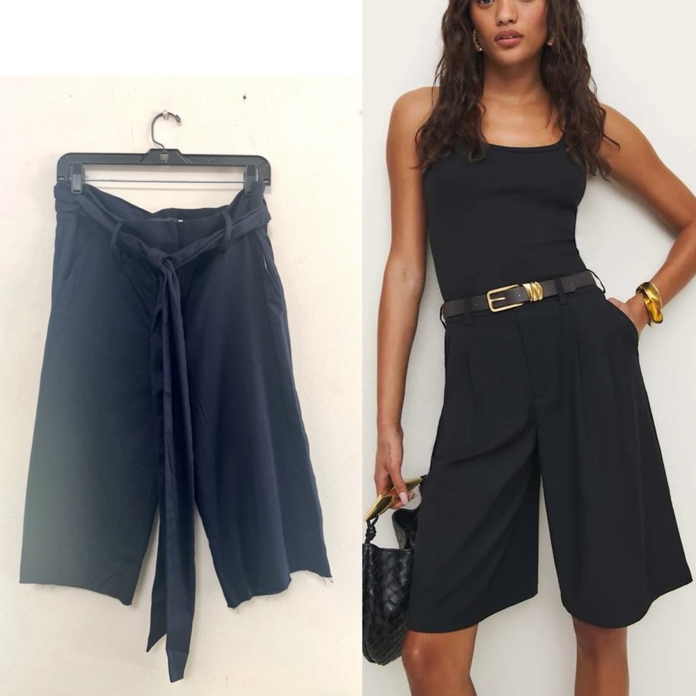 Harvey Faircloth Black Women's Bermuda Shorts or capris